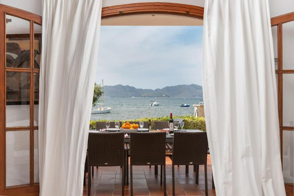 Вилла Ses Ones With Sea Views Алькудия Экстерьер фото