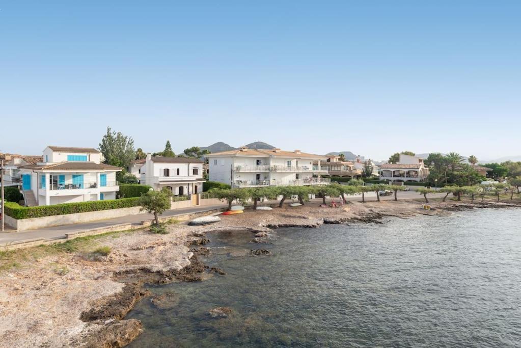 Вилла Ses Ones With Sea Views Алькудия Экстерьер фото